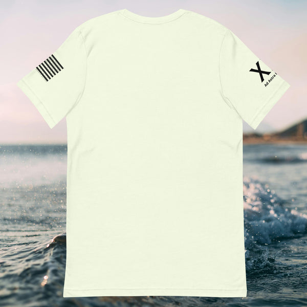 Happiness comes in waves surf art Unisex t-shirt