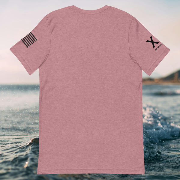 Happiness comes in waves surf art Unisex t-shirt