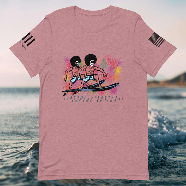 Live Free and Surf Unisex t-shirt