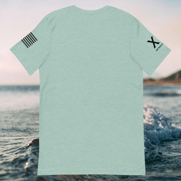 Happiness comes in waves surf art Unisex t-shirt