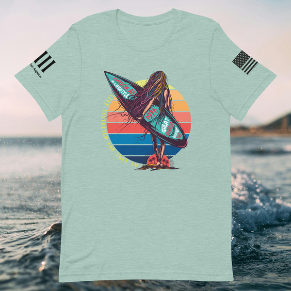 Stay Sovereign and Surf On Unisex t-shirt