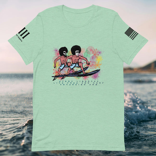 Live Free and Surf Unisex t-shirt