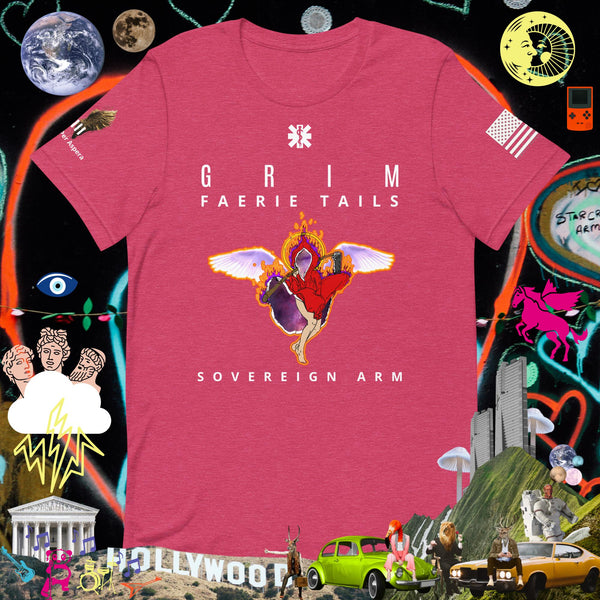 Grim Faerie Tails Angel Wings Unisex t-shirt