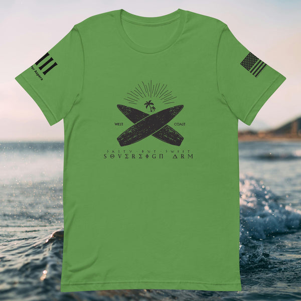 Suf Board cross Unisex t-shirt