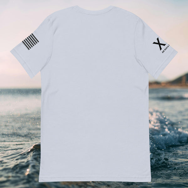 Happiness comes in waves surf art Unisex t-shirt