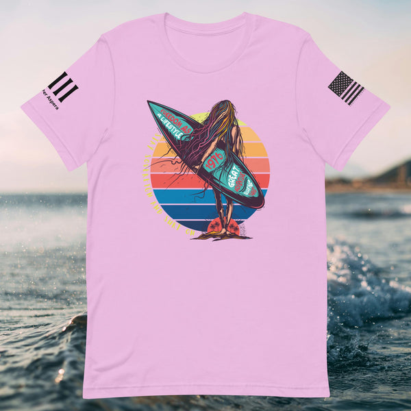 Stay Sovereign and Surf On Unisex t-shirt