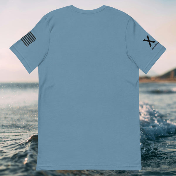 Happiness comes in waves surf art Unisex t-shirt