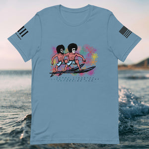 Live Free and Surf Unisex t-shirt