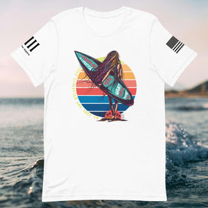 Stay Sovereign and Surf On Unisex t-shirt