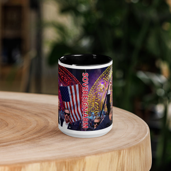 Cosmic Trump Sovereign arm Mug with Color Inside