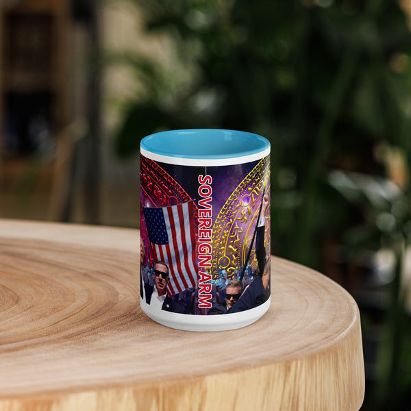 Cosmic Trump Sovereign arm Mug with Color Inside