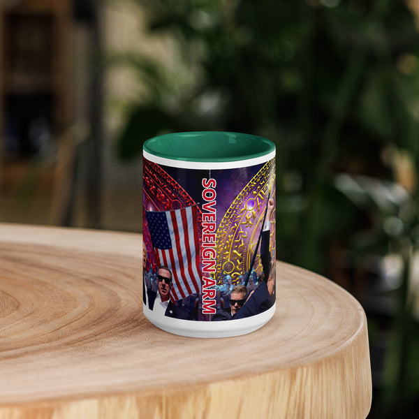 Cosmic Trump Sovereign arm Mug with Color Inside