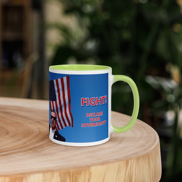 Trump Sovereign Arm Mug with Color Inside