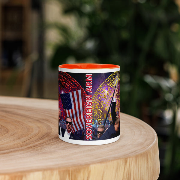 Cosmic Trump Sovereign arm Mug with Color Inside