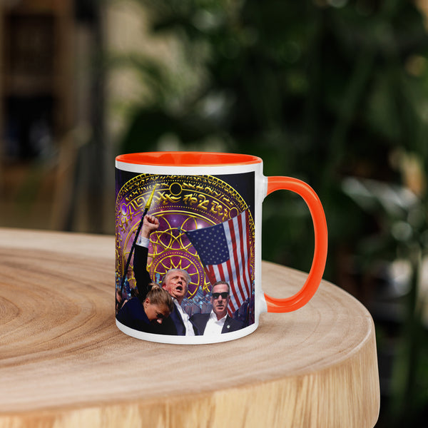 Cosmic Trump Sovereign arm Mug with Color Inside