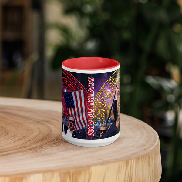 Cosmic Trump Sovereign arm Mug with Color Inside