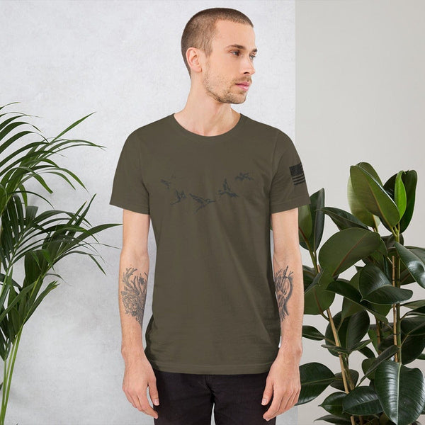 sovereignarm.com Army / S Free Birds Short-Sleeve Unisex T-Shirt