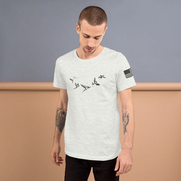 sovereignarm.com Ash / S Free Birds Short-Sleeve Unisex T-Shirt