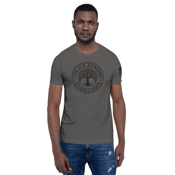 sovereignarm.com Asphalt / S Elm Standard Ethos Libertas  Short-Sleeve Unisex T-Shirt