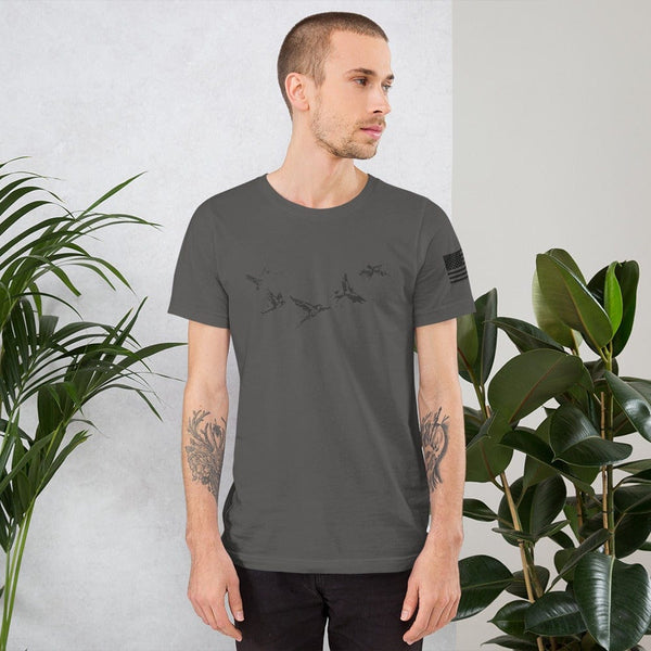 sovereignarm.com Asphalt / S Free Birds Short-Sleeve Unisex T-Shirt