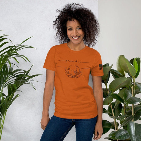 sovereignarm.com Autumn / S World Freedom Short-Sleeve Unisex T-Shirt