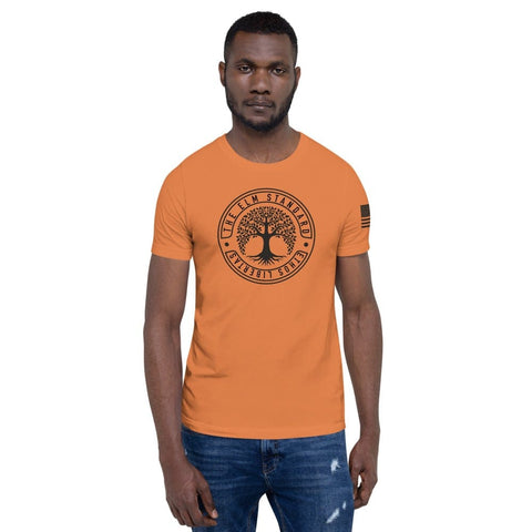 sovereignarm.com Burnt Orange / XS Elm Standard Ethos Libertas  Short-Sleeve Unisex T-Shirt