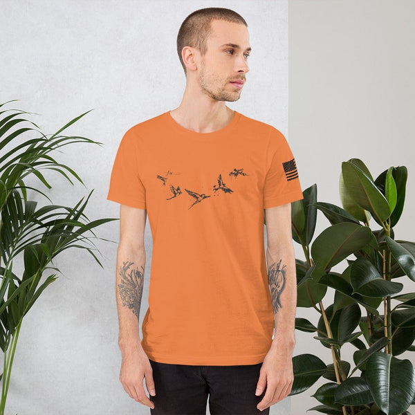 sovereignarm.com Burnt Orange / XS Free Birds Short-Sleeve Unisex T-Shirt