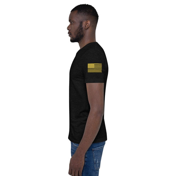 sovereignarm.com Ethos Libertas Gold Short-Sleeve Unisex T-Shirt