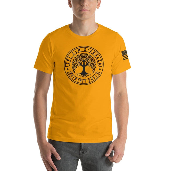 sovereignarm.com Gold / S Elm Standard Ethos Libertas Short-Sleeve Unisex T-Shirt