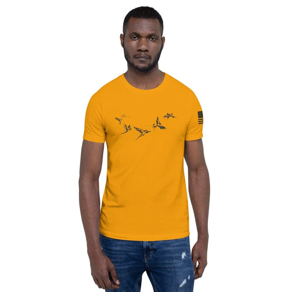 sovereignarm.com Gold / S Free Birds Short-Sleeve Unisex T-Shirt