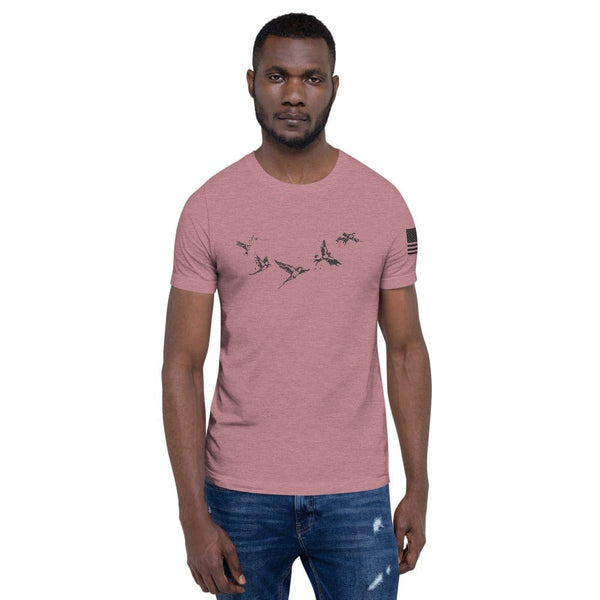 sovereignarm.com Heather Orchid / S Free Birds Short-Sleeve Unisex T-Shirt