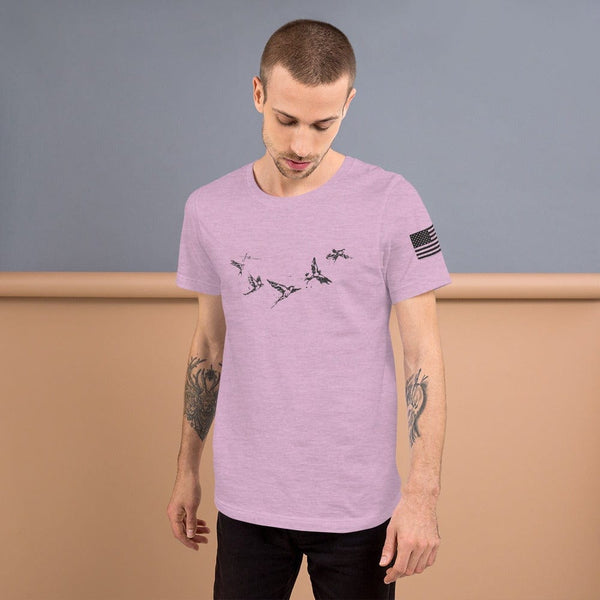 sovereignarm.com Heather Prism Lilac / XS Free Birds Short-Sleeve Unisex T-Shirt