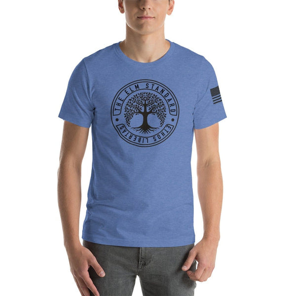 sovereignarm.com Heather True Royal / S Elm Standard Ethos Libertas Short-Sleeve Unisex T-Shirt