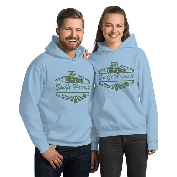 sovereignarm.com Hoodie Light Blue / S Swift Harvest Tractor Green Unisex Hoodie