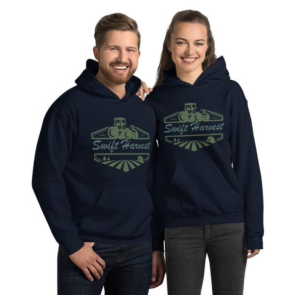 sovereignarm.com Hoodie Navy / S Swift Harvest Tractor Green Unisex Hoodie