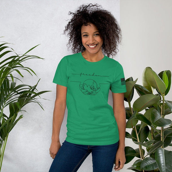 sovereignarm.com Kelly / XS World Freedom Short-Sleeve Unisex T-Shirt