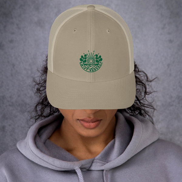 sovereignarm.com Khaki Swift Harvest Sun Shine | Green Print Trucker Cap