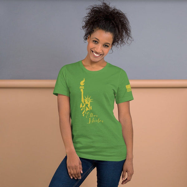 sovereignarm.com Leaf / S Ethos Libertas Gold Short-Sleeve Unisex T-Shirt