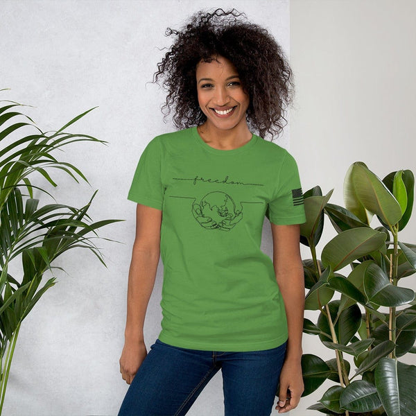 sovereignarm.com Leaf / S World Freedom Short-Sleeve Unisex T-Shirt