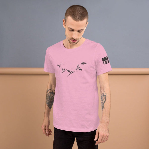 sovereignarm.com Lilac / S Free Birds Short-Sleeve Unisex T-Shirt