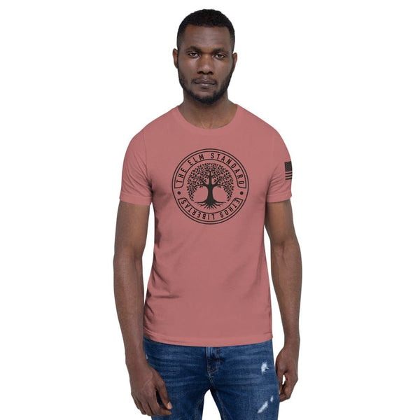 sovereignarm.com Mauve / S Elm Standard Ethos Libertas  Short-Sleeve Unisex T-Shirt