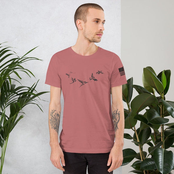 sovereignarm.com Mauve / S Free Birds Short-Sleeve Unisex T-Shirt