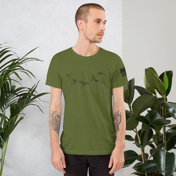 sovereignarm.com Olive / S Free Birds Short-Sleeve Unisex T-Shirt