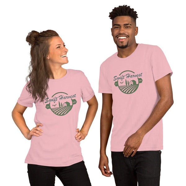 sovereignarm.com Pink / S Swift Harvest, Farm Short-Sleeve Unisex T-Shirt