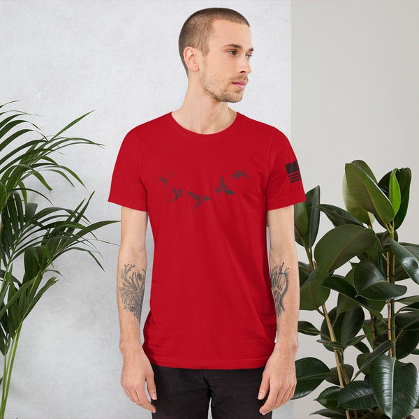 sovereignarm.com Red / S Free Birds Short-Sleeve Unisex T-Shirt