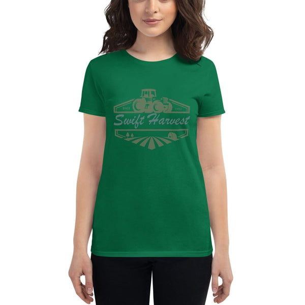 sovereignarm.com t-shirt Kelly Green / S Swift Harvest, Tractor | Green Women's short sleeve t-shirt