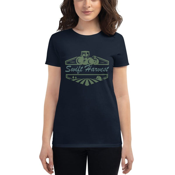 sovereignarm.com t-shirt Navy / S Swift Harvest, Tractor | Green Women's short sleeve t-shirt