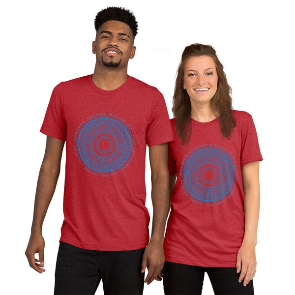 sovereignarm.com t-shirt Red Triblend / XS Ancient Cycles | Blue Print Tee