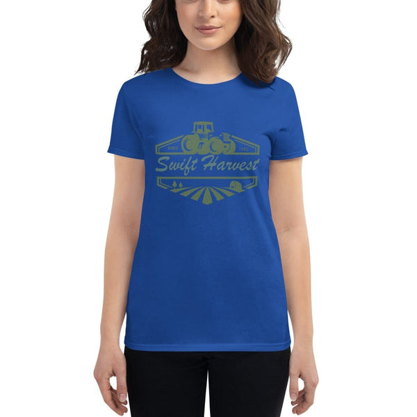 sovereignarm.com t-shirt Royal Blue / S Swift Harvest, Tractor | Green Women's short sleeve t-shirt