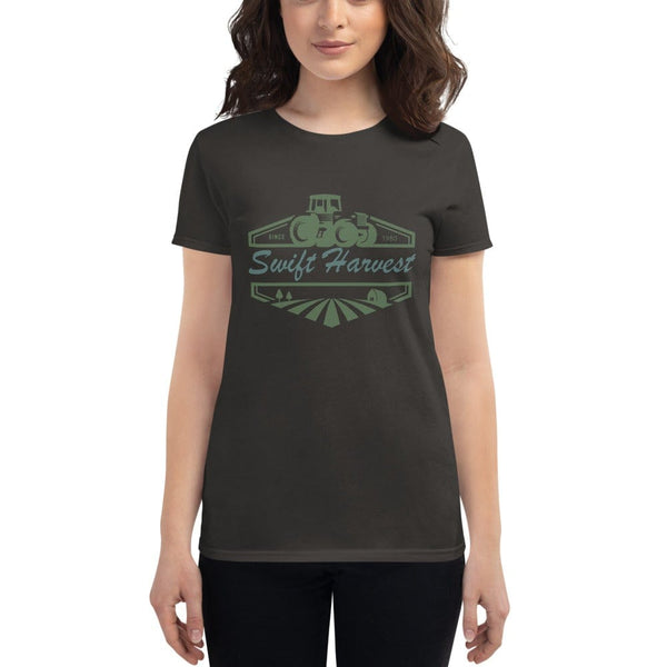 sovereignarm.com t-shirt Smoke / S Swift Harvest, Tractor | Green Women's short sleeve t-shirt